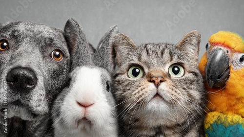 A group of pets