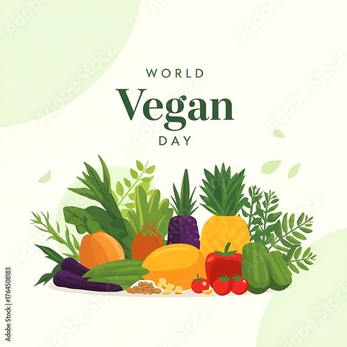 Green Harmony: World Vegan Day Celebration