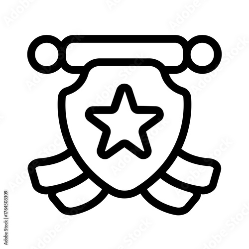 armistice day icon with line style