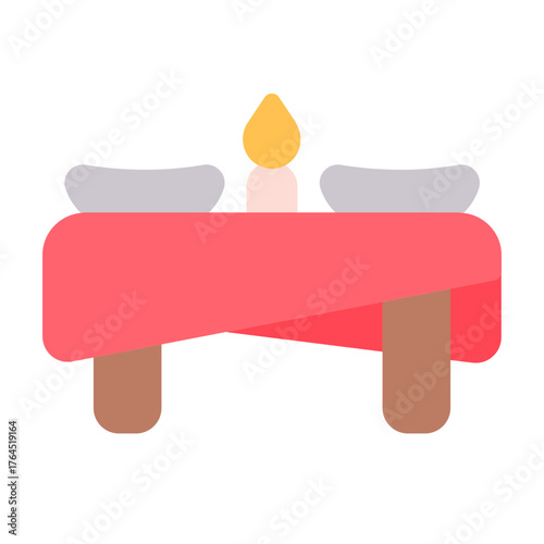 banquet icon with flat style