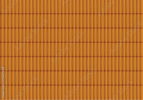 Close up view of a bamboo mat, creating a warm and textured backdrop