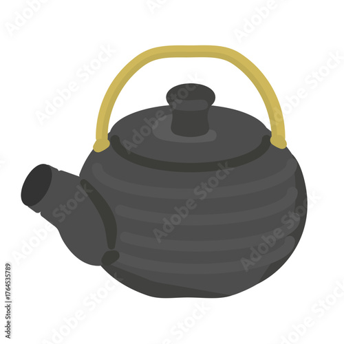 急須　イラスト