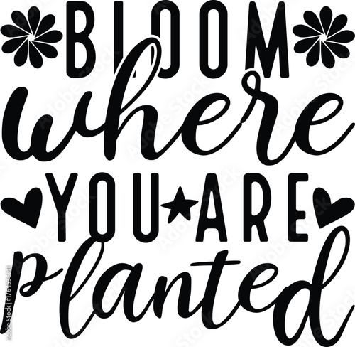 Bloom Where You Are Planted