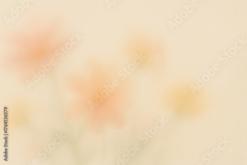 Soft dreamy floral blur with pastel tones and delicate petals