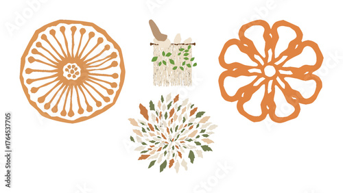 Delightful dessert selection artfully arranged, showcasing a tasty, organic and healthy lifestyle with vibrant colors and delicious elements for creative projects