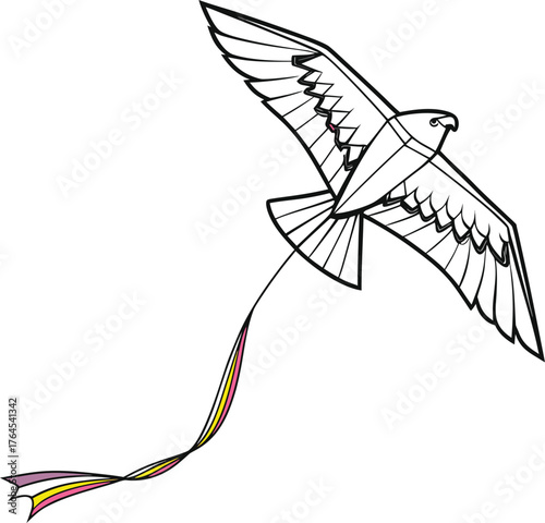 Abstract swirl of cosmic nebula with glowing orbs and streaks of light isolated on transparent background