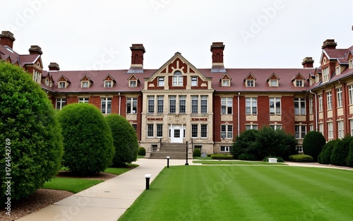 Woodburn Hall at West Virginia University. High quality
