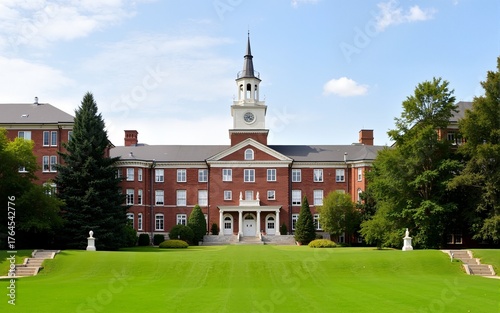 Woodburn Hall at West Virginia University. High quality