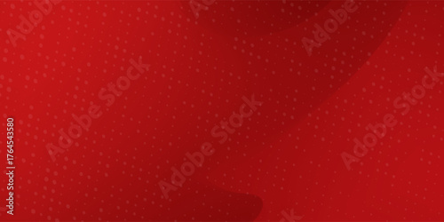 Red diagonal geometric shape with halftone. Modern fiber textured vector eps 10