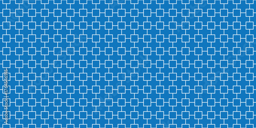 Blue seamless ornamental vector patterns. Color oriental vintage backgrounds. vector