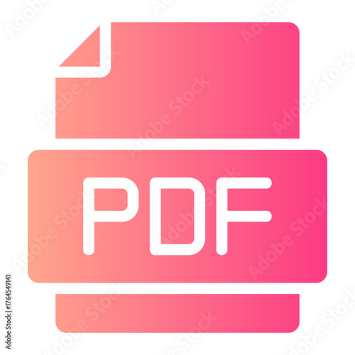 pdf gradient icon
