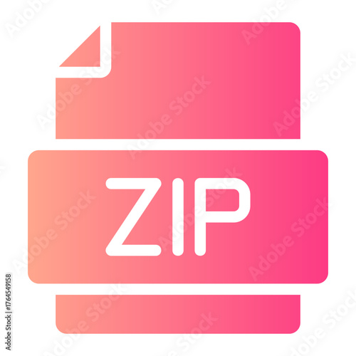 zip gradient icon