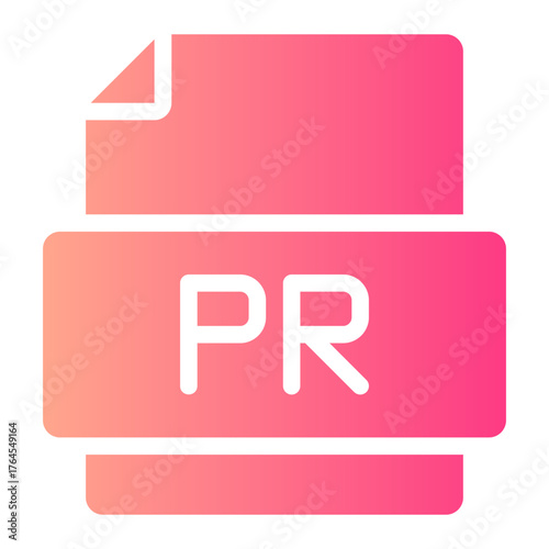 PR gradient icon