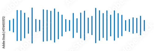 Line sound wave music audio icon one art voice continuous hand. Podcast line sound soundwave noise sketch drawn drawing doodle outline recording frequency vocal waveform microphone background