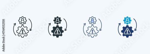 Operational Risk Multiple Style Icon Collection
