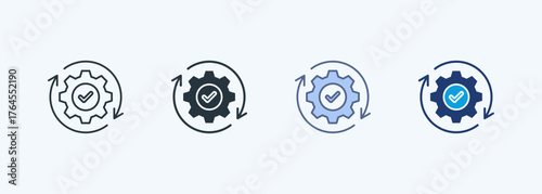 Continuity Testing Multiple Style Icon Collection
