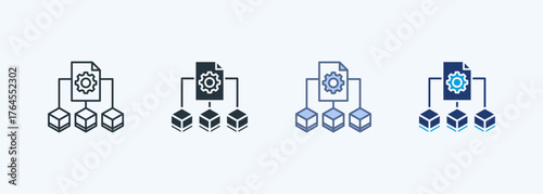 Redundant Infrastructure Multiple Style Icon Collection