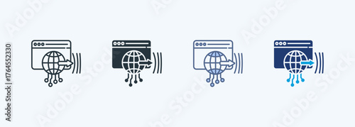 Technology Resilience Multiple Style Icon Collection