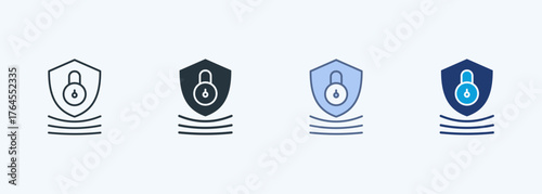 Cyber Resilience Multiple Style Icon Collection