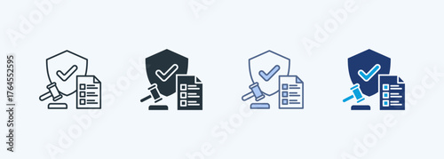 Compliance Requirement Multiple Style Icon Collection