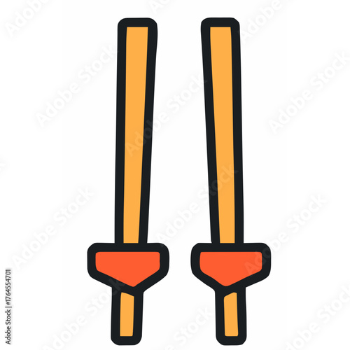 Indonesia Traditional Game Egrang Vector Illustration