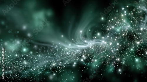 Forest Green Christmas glow