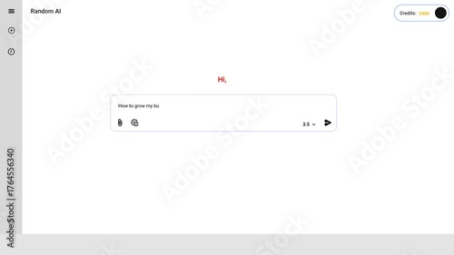 Giving propmt on a sample or random LLM/AI chat bot