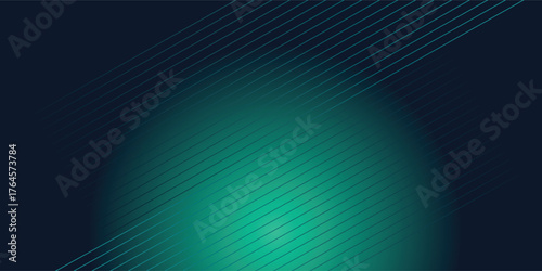 Digital technology speed connect blue green background, cyber nano information, abstract communication, innovation future tech data, internet network connection, Ai big data, line dot illustration