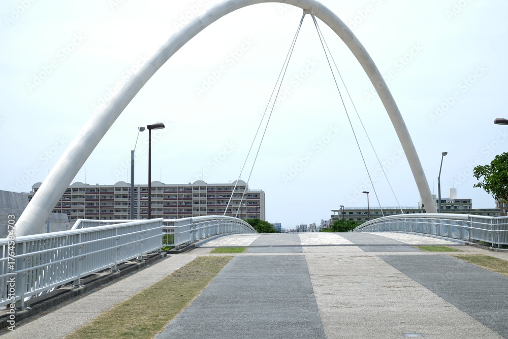 Obraz premium 公園をつなぐ橋