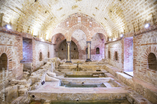 Arab-Norman Thermal Baths of Cefalà Diana with Ogival Arches in Sicily