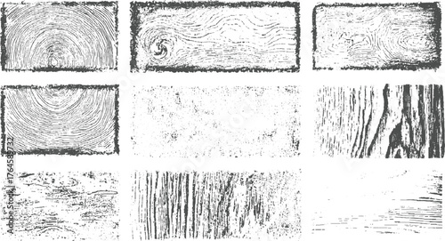 Set of grunges noise line set Vintage Lines Textures. Full-page old-line texture Grid spotted pattern. Abstract grunge lined texture. Distressed uneven vectors design on transparent 