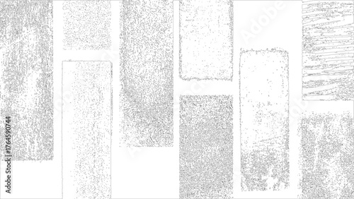 Set of grunges noise line set Vintage Lines Textures. Full-page old-line texture Grid spotted pattern. Abstract grunge lined texture. Distressed uneven vectors design on transparent 