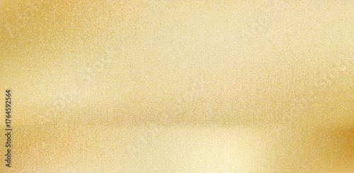 Gold background with texture. Abstract liquid gold gradient with fine sand grain texture. Gold background texture with shiny yellow foil effect. Vector illustration.