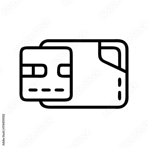 credit card chip icon