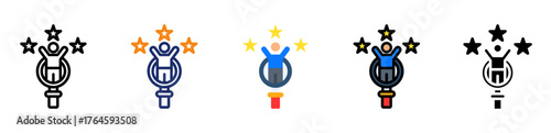 Talent Assessment Icon Multiple Style Collection Set 