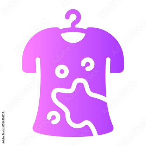 clothes gradient icon