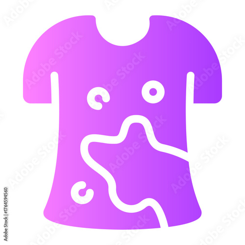 dirty shirt gradient icon