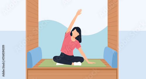 Hybrid Work & Digital Nomad Yoga Poses for Wellness and Productivity in Remote Environments