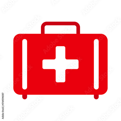 First Aid box icon vector illustration