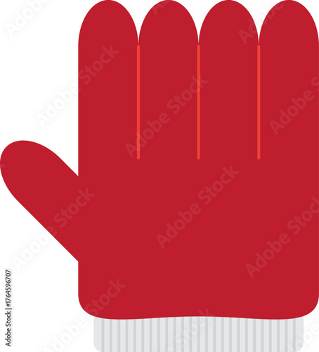 빨간 작업 장갑 코팅 반코팅 장갑