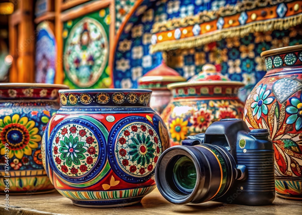 Fototapeta premium Ancient Clay Meets Modern Lens: Adaptability in Cultural Heritage Preservation