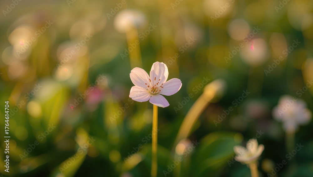 Fototapeta premium Tiny Flower from the Backyard