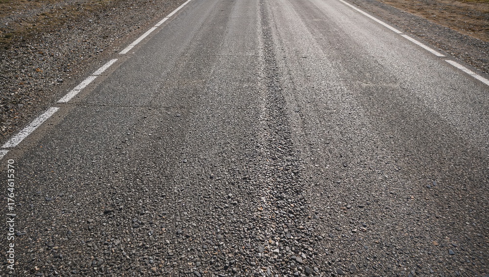 Naklejka premium The street appears in shades of gray.