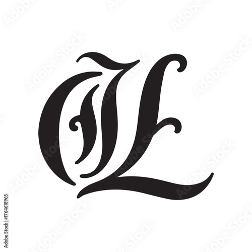 Circular CL Monogram Logo Expressing Unity, Balance, and Modern Sophistication