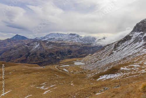 Herbstimpressionen, Landschaftspanorama, Lärchen, Indian Summer, 