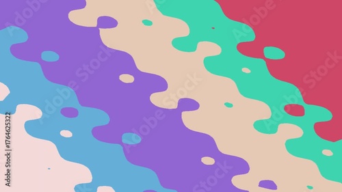 Water wavy abstract background, waves, water ripples, marble, moving colorful liquid paint. Colorful marble liquid waves. Beautiful liquid art 3D Abstract Design 4K Video.	