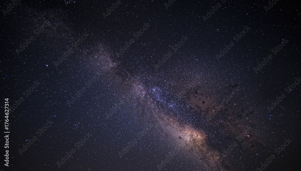 Fototapeta premium Galaxy and cosmos shining in the night sky