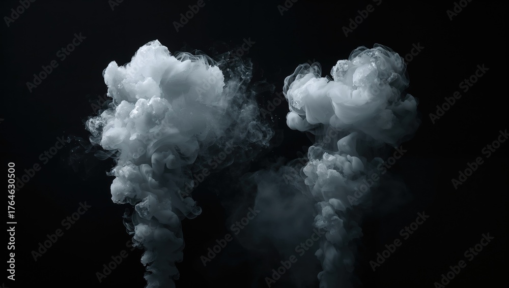 Naklejka premium Solid Carbon Dioxide Chunks