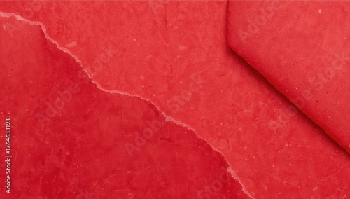 Design idea - layered red crumpled Japanese washi paper for display