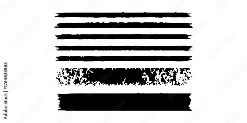 custom made wallpaper toronto digital ink brushstroke on white background with visible splashes for watercolor style effect. Paint Brush Stroke, Grunge badge brush, hand drawn black sticker.